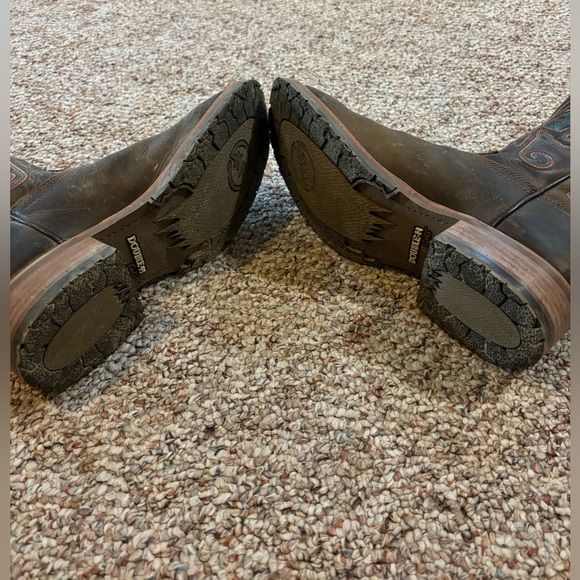 Women’s Cowboy Boots - Double H Women’s Grace 12” Wide Square Toe Roper Boots - Picture 3 of 5